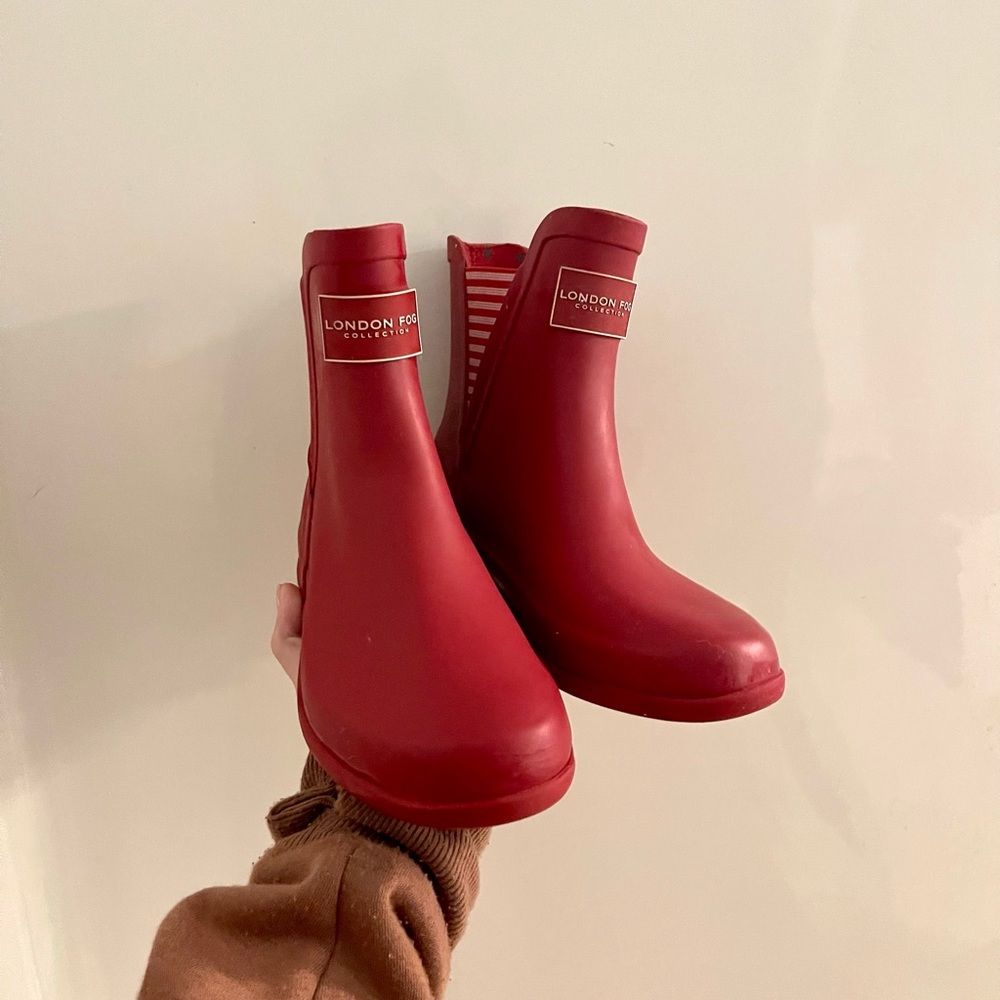 London Fog Rain Booties